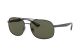 Ray Ban 0RB3593 002/9A 58 BLACK POLAR GREEN Metal Man