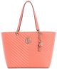 Guess Bq669123Cor Handbags Kamryn Tote Coral Nb