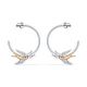 Swarovski Travel Exclusive Pierced Hoop Hoops Earrings