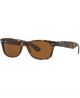 Ray Ban 0RB2132 710 55 LIGHT HAVANA CRYSTAL BROWN Nylon Man