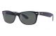 Ray Ban 0RB2132 6052 52 TOP BLACK ON TRANSPARENT GREEN Nylon Man