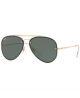 Ray Ban 0RB3584N 905071 58 GOLD DARK GREEN Steel Unisex