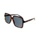 Gucci Gg0375S003 56 Woman Acetate Rectangular Square Havanahavanablue Nb